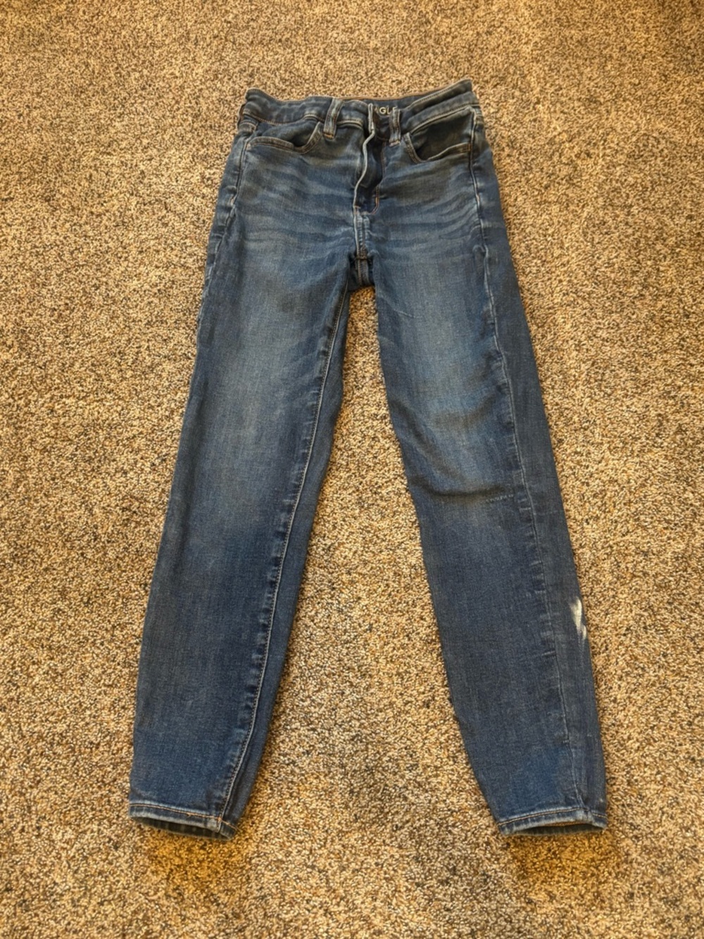 American Eagle blue denim women’s jeans size 0 y2k